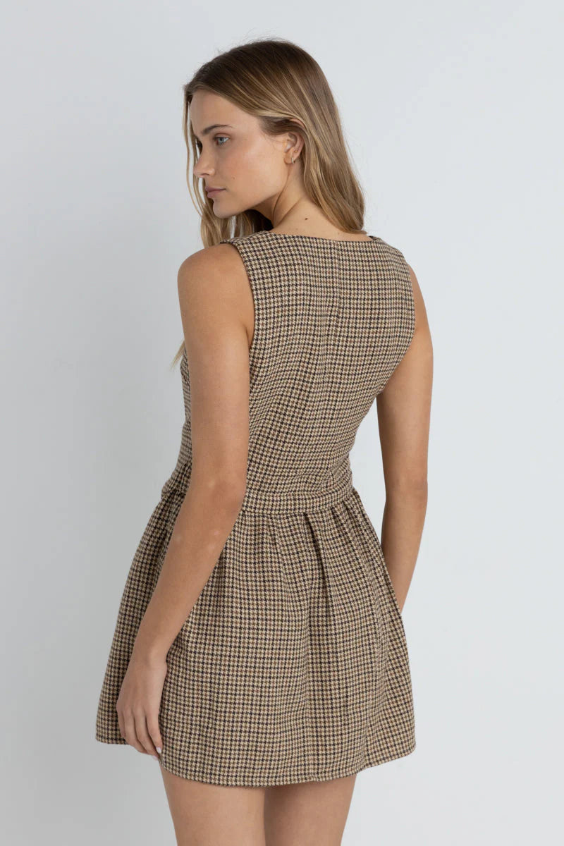 Mollie Check Mini Dress