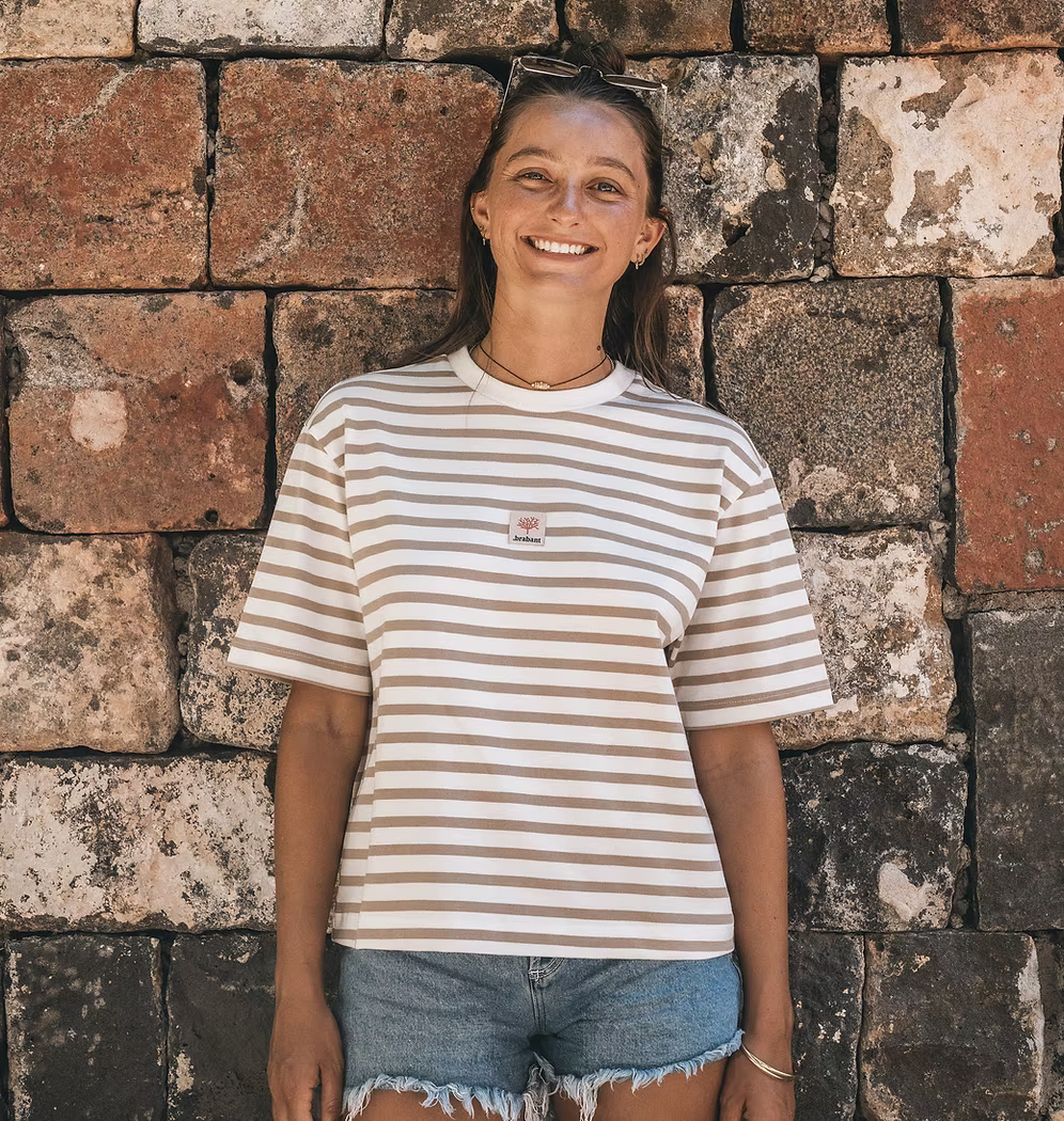 T-Shirt Coral Stripes