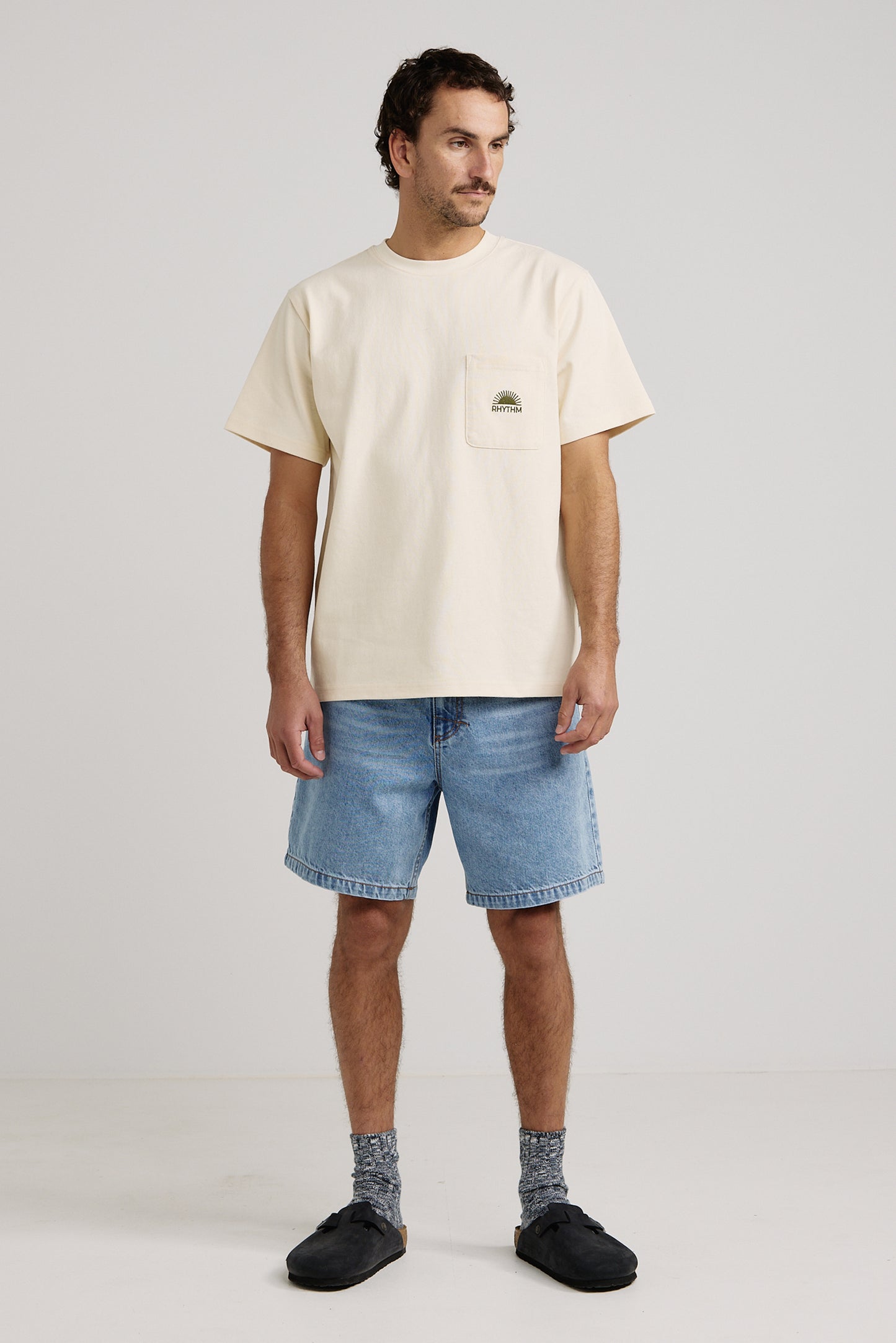 Heavy Vintage Pocket Emblem SS T-Shirt