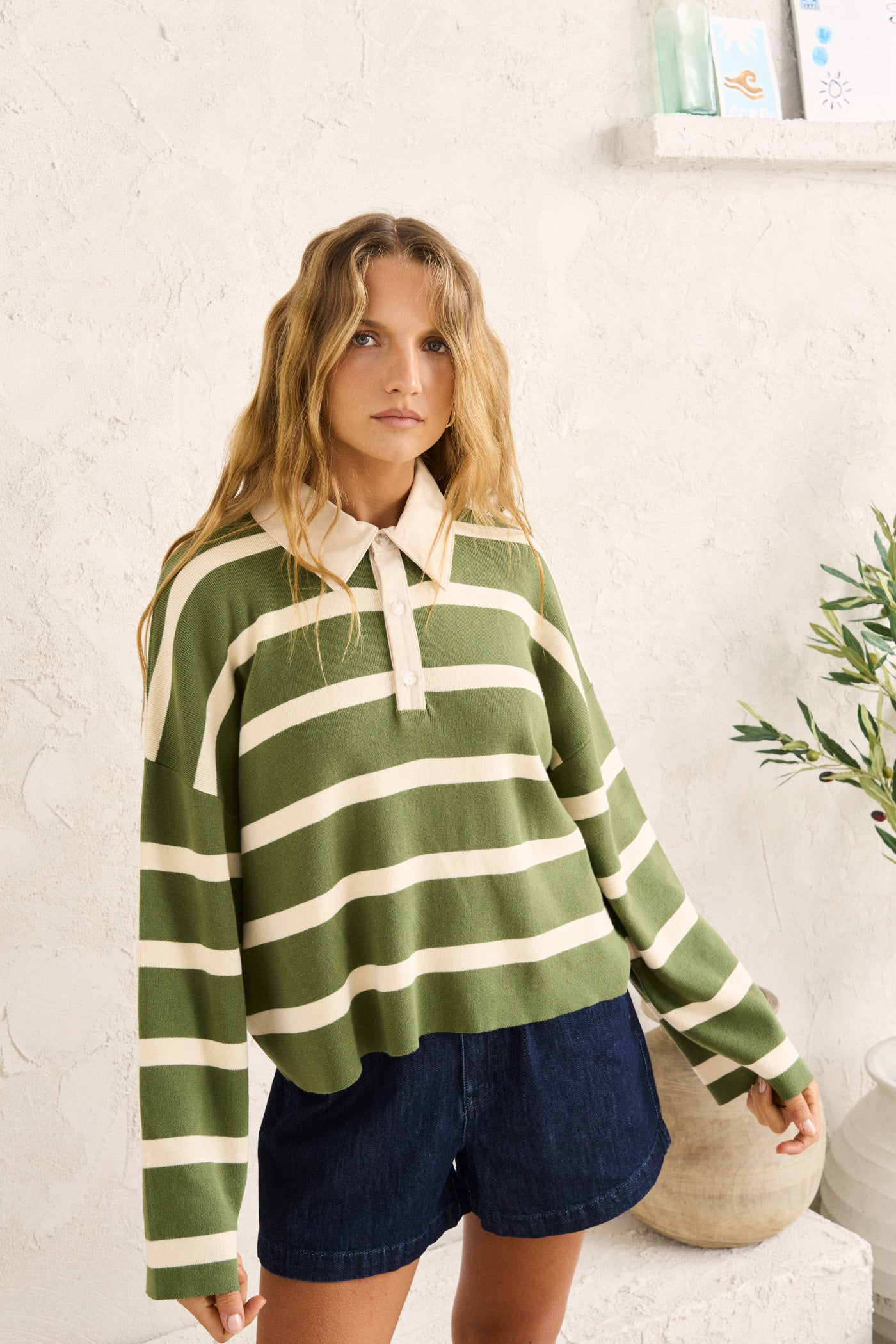 Rugby Polo Knit Sewater