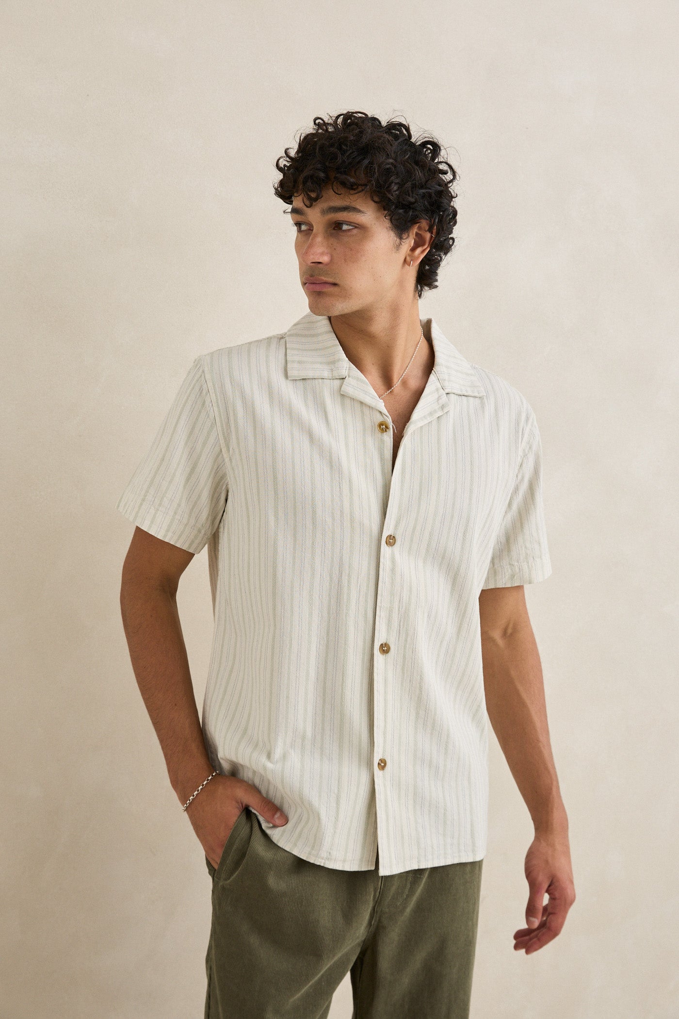 Vacation Stripe SS Shirt