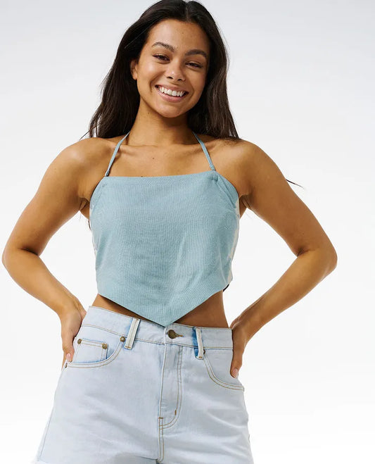 Hibiscus Heat Halter Neck Top