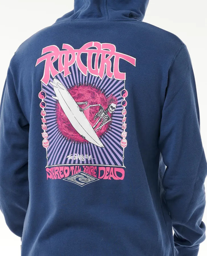 Shred Till Dead Zip Through Hood