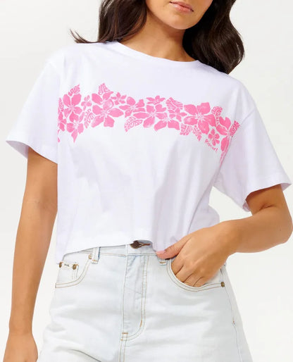 Waikiki Crop Tee - shopify | Down South Surf Shop Mauritius