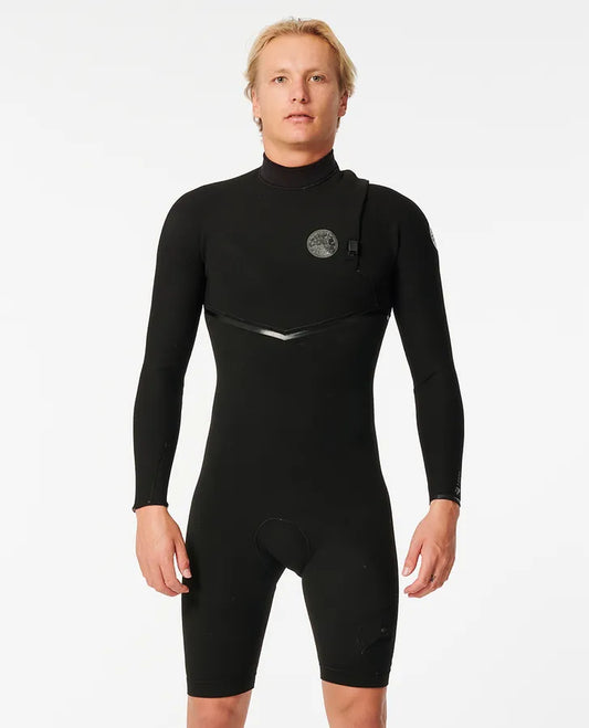 E-Bomb 2mm Zip Free Long Sleeve Short Leg Springsuit Wetsuit