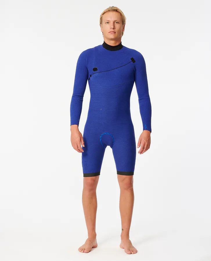 E-Bomb 2mm Zip Free Long Sleeve Short Leg Springsuit Wetsuit