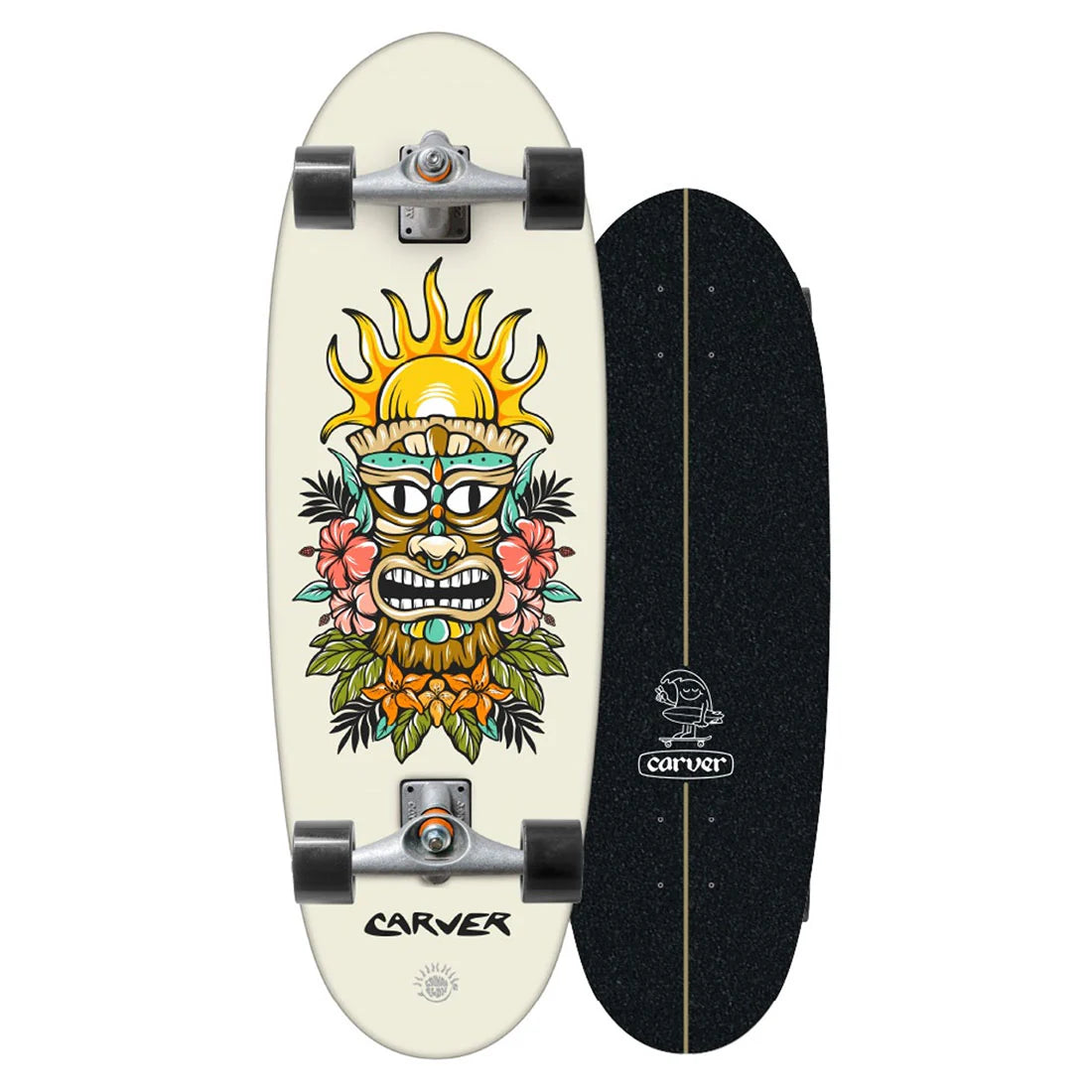 Carver Inda Flow Tiki Sunrise - C5 Mini Complete - shopify | Down South Surf Shop Mauritius