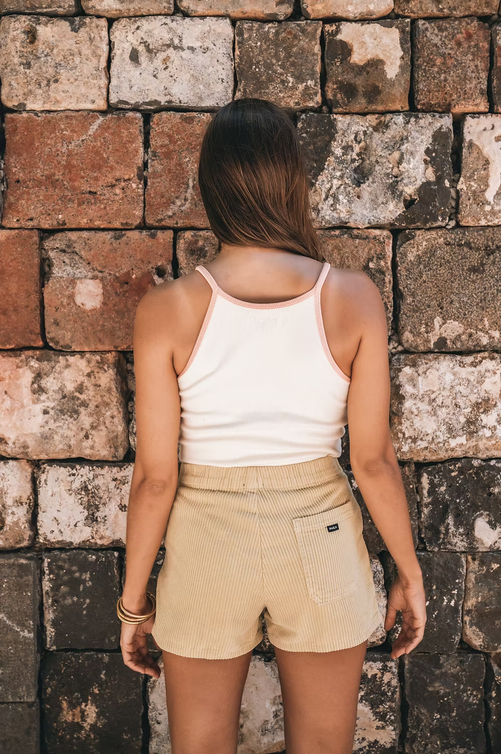 Crop Top Women Coral