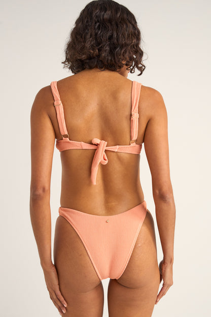 Isla Rib Soft Strap Balconette Top