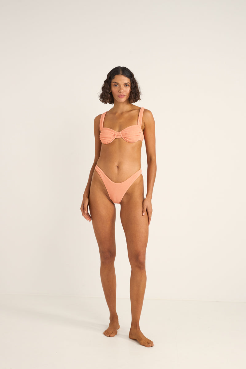 Isla Rib Soft Strap Balconette Top