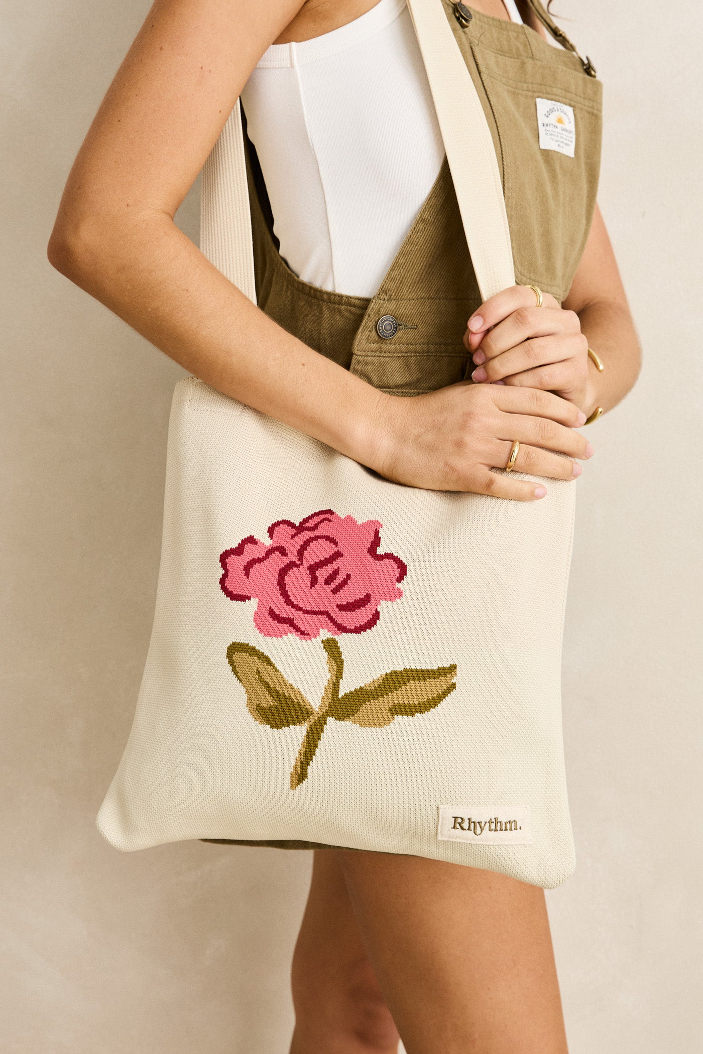 Mila Floral Crochet Tote Bag