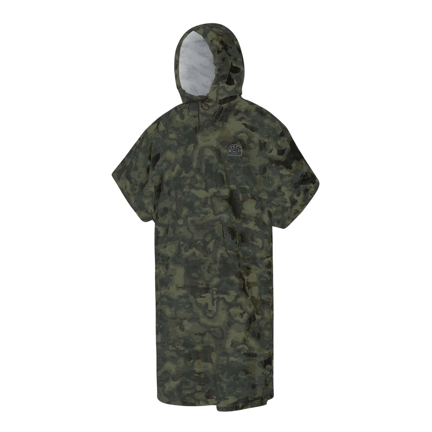 Poncho Velours AOP
