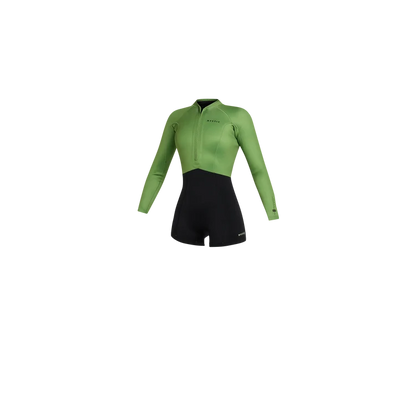 Lunar Longarm Shorty 2/2mm Fzip Women