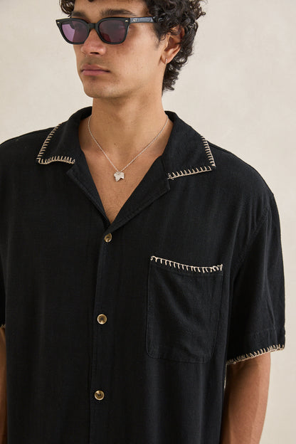 Relaxed Whip Stitch SS Shirt
