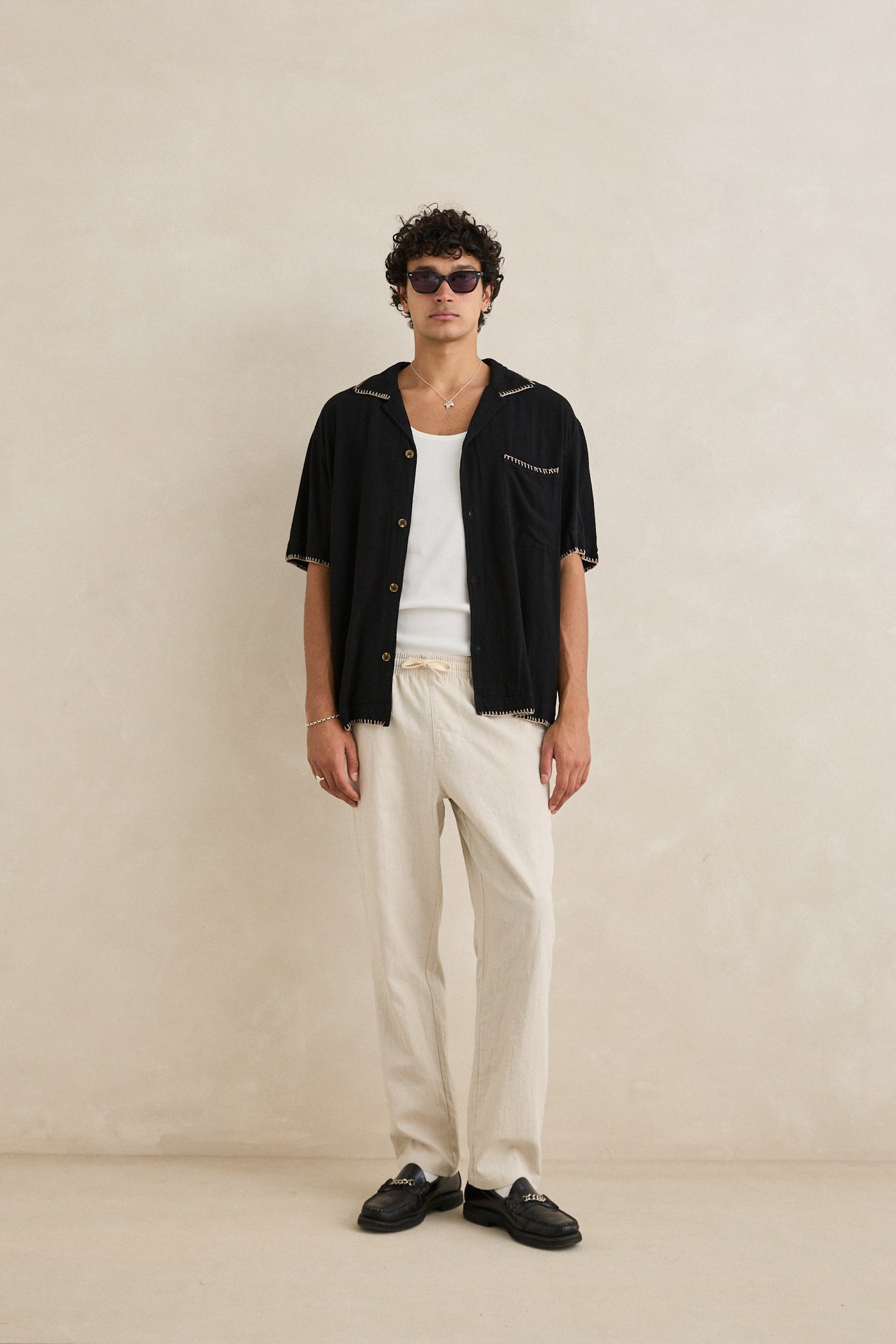 Relaxed Whip Stitch SS Shirt