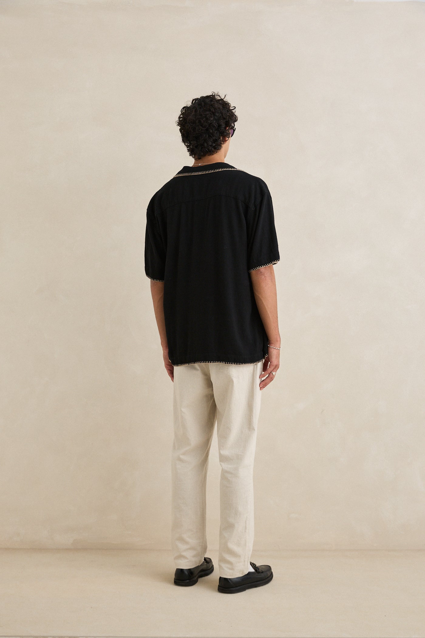 Relaxed Whip Stitch SS Shirt