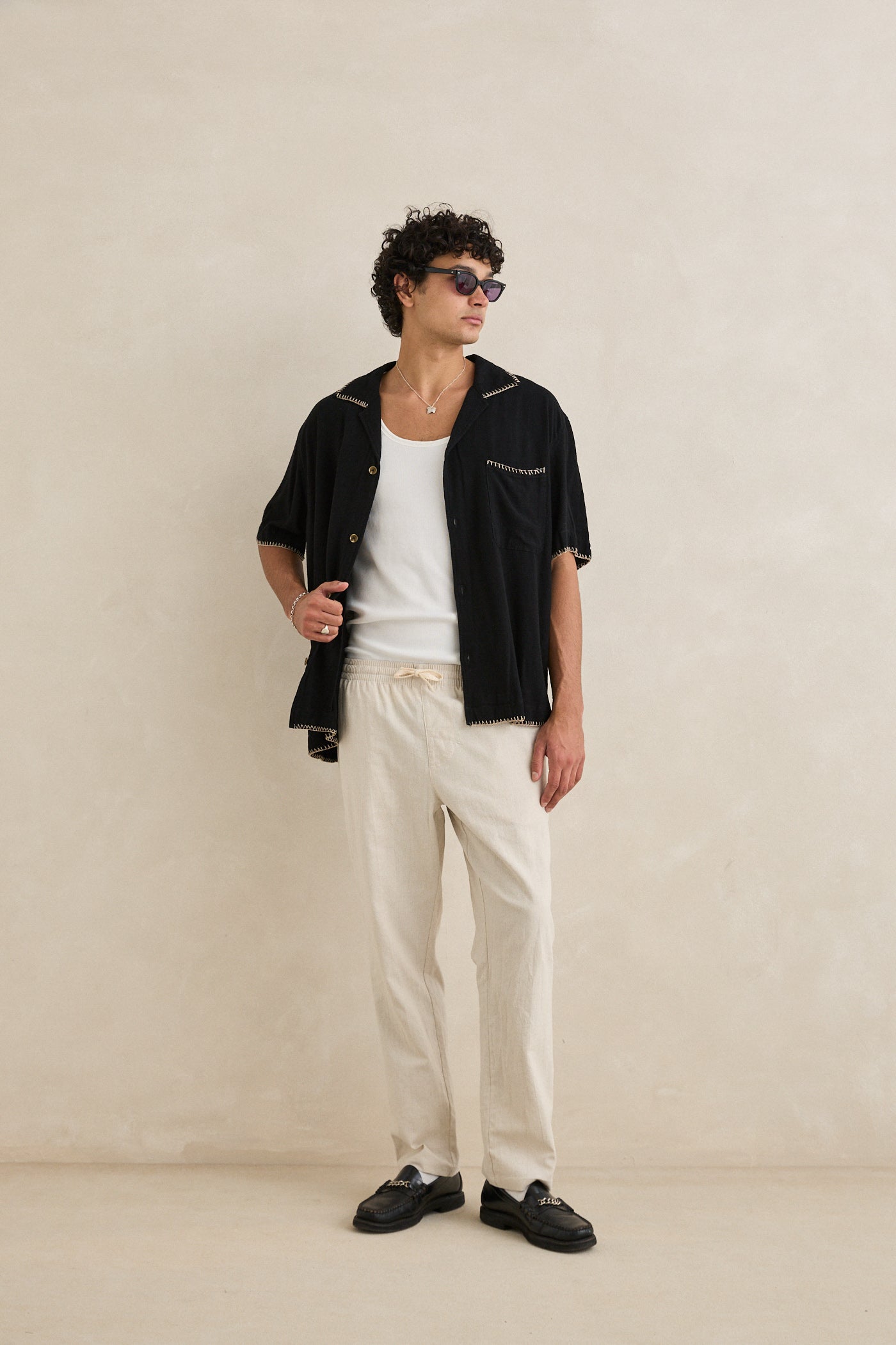 Relaxed Whip Stitch SS Shirt