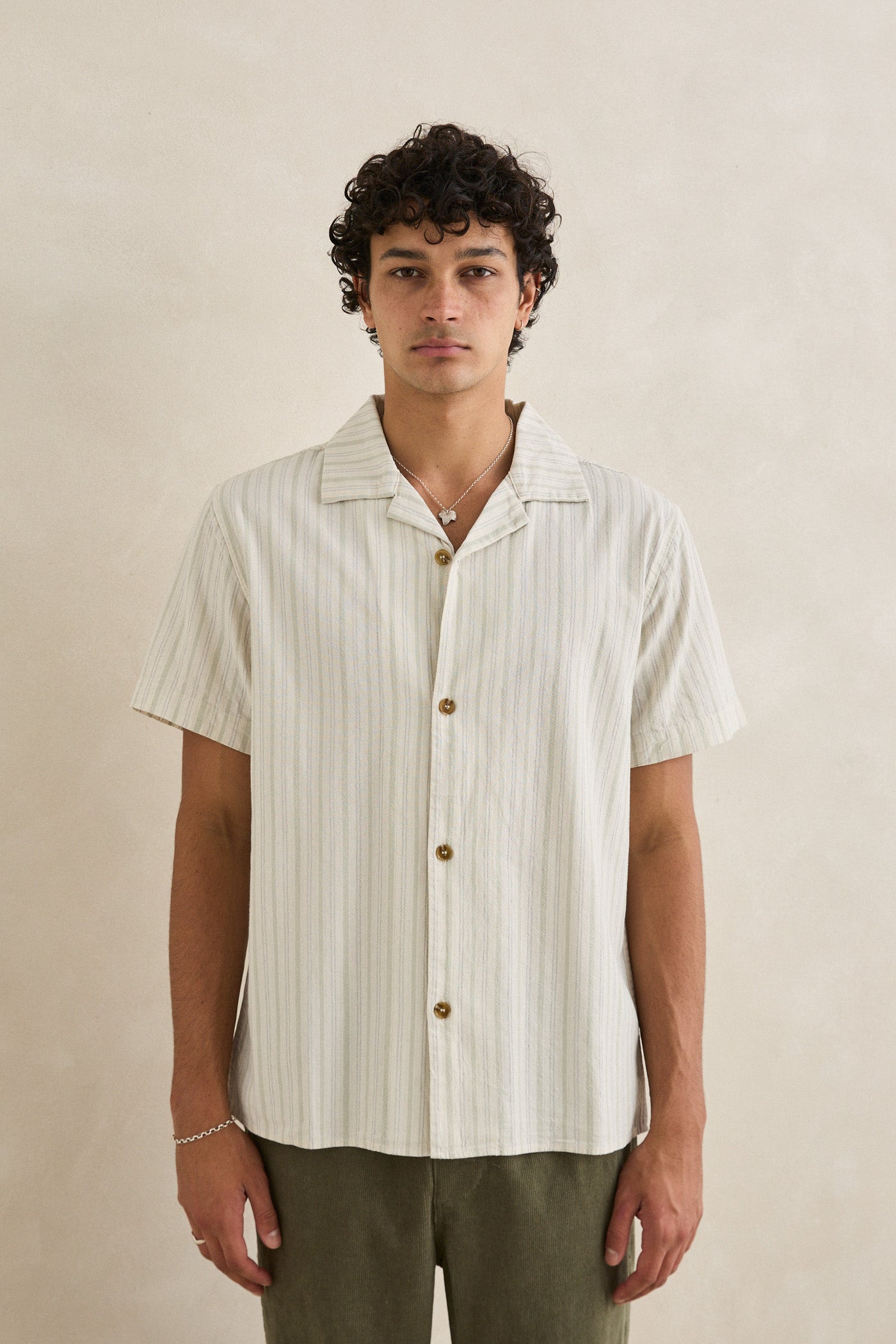 Vacation Stripe SS Shirt