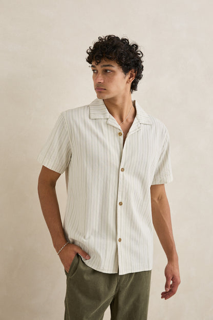 Vacation Stripe SS Shirt