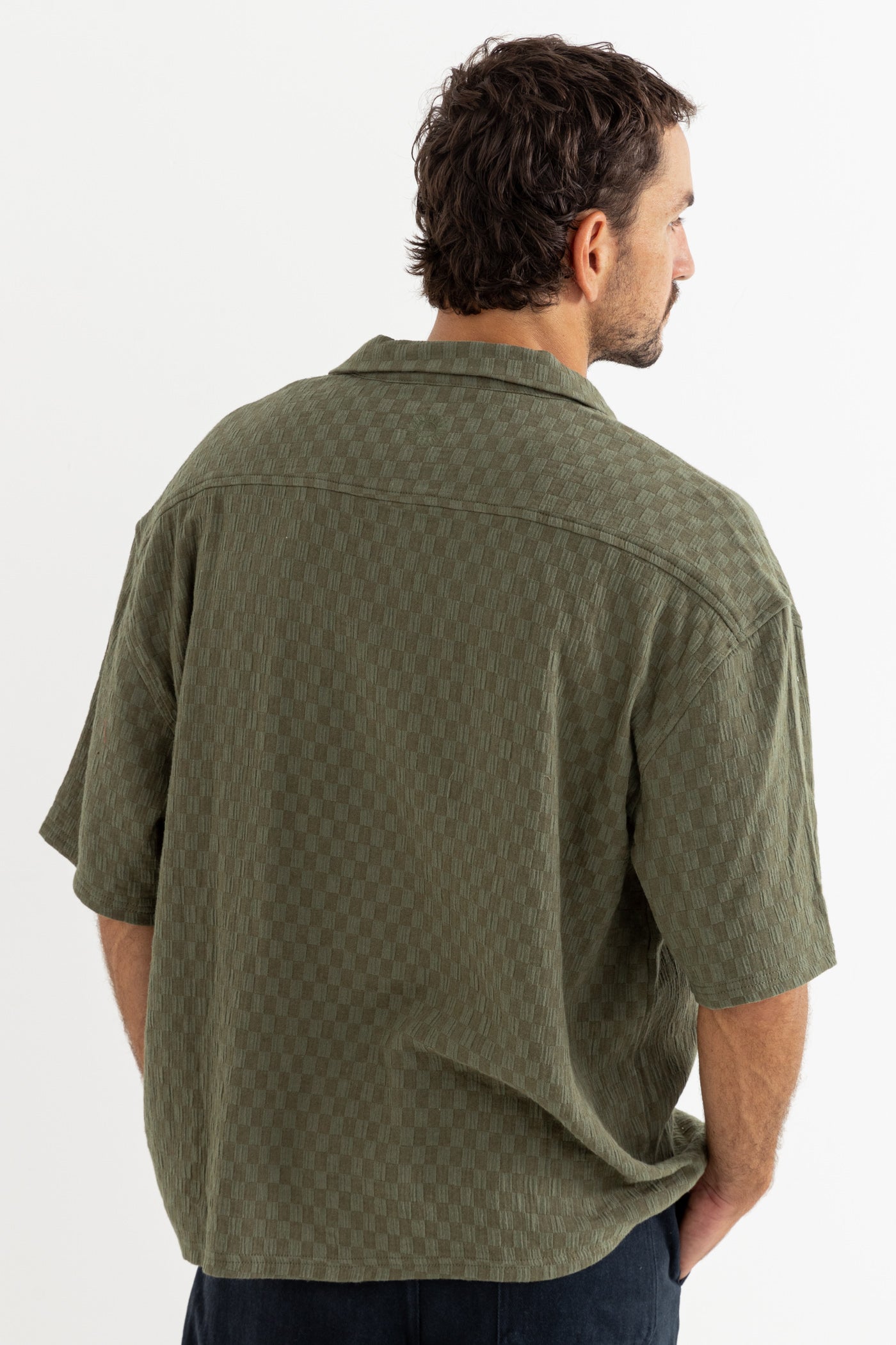 Wash Check Relaxed SS Shirt