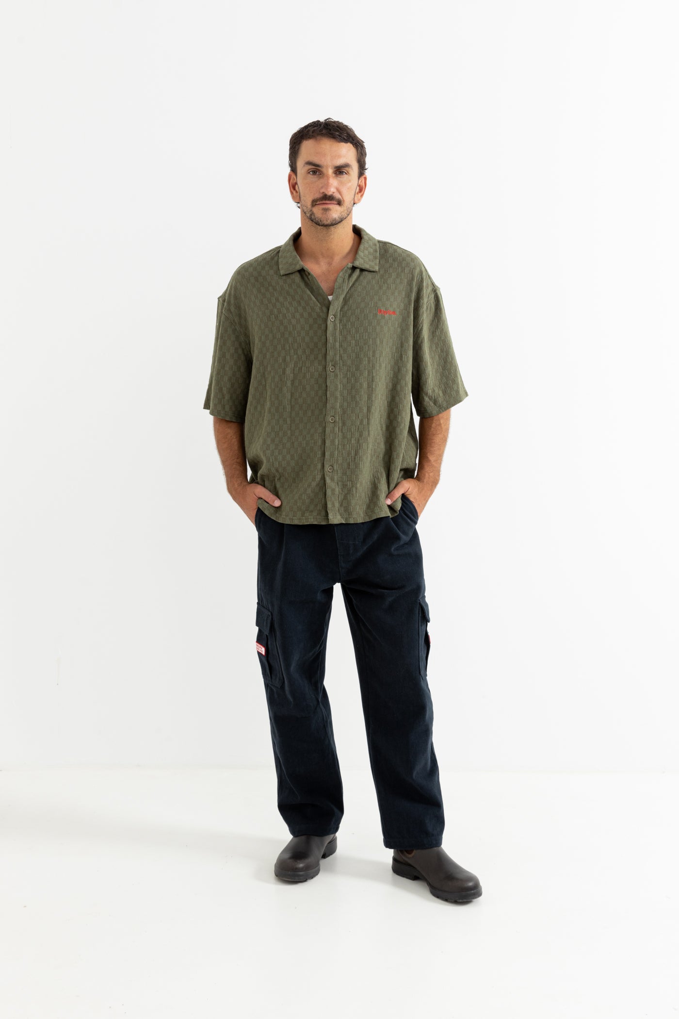 Wash Check Relaxed SS Shirt