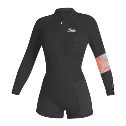 Lunar Longarm Shorty 2/2mm Fzip Women