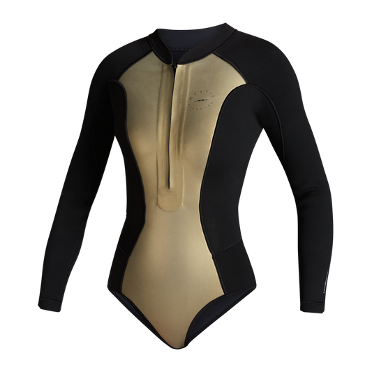 Gaze Longarm Super Shorty 2/2mm Fzip Women 'Black Serie'